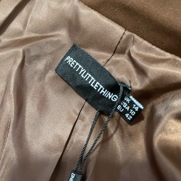 Oversized Chocolate Brown Dad Blazer - Picture 4 of 5